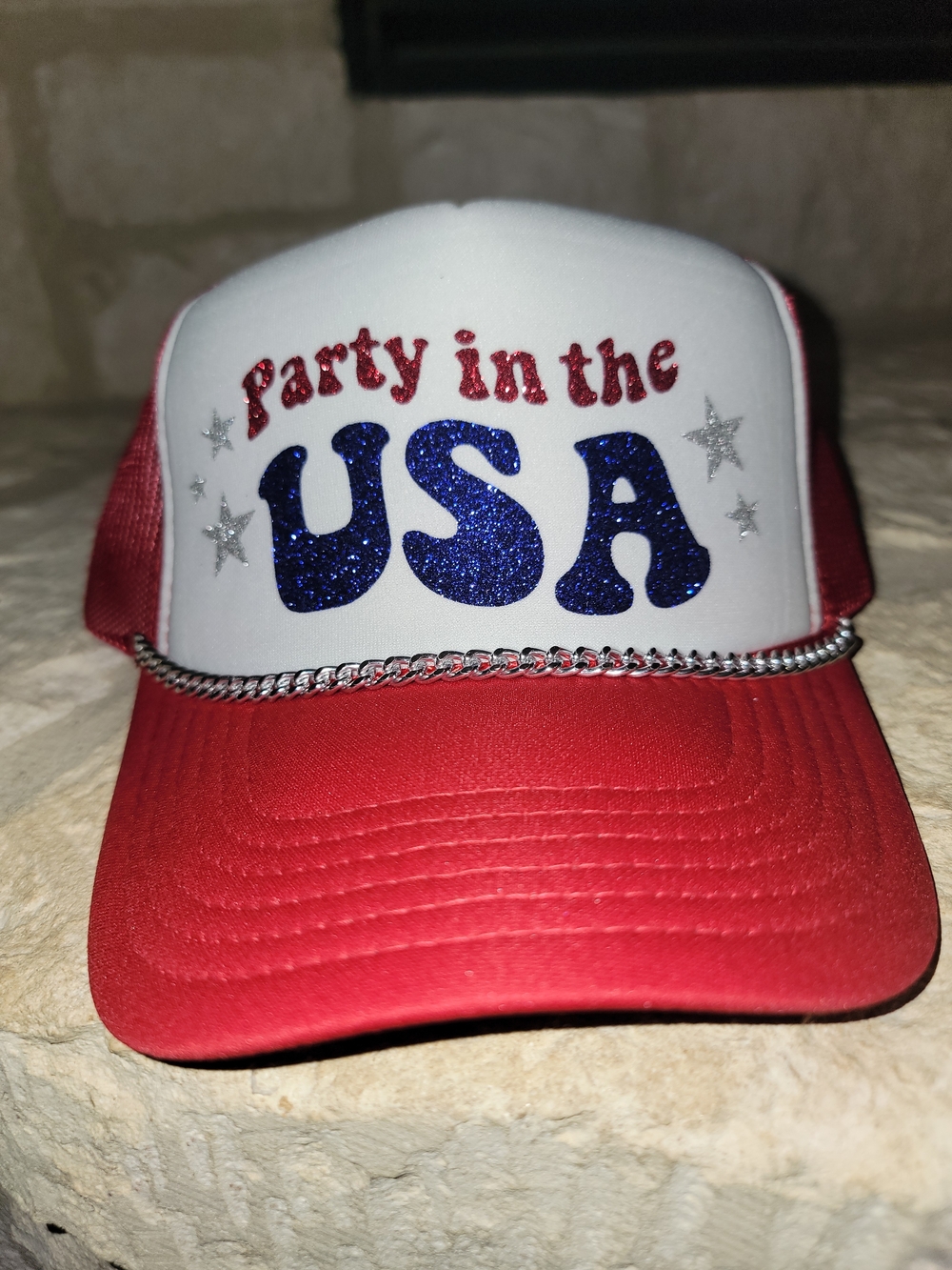 OTTO Red, White & Blue 'Party in the USA' Trucker Hat